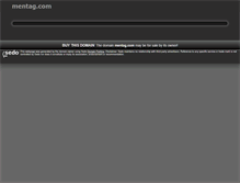 Tablet Screenshot of mentag.com